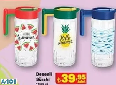 DESENLİ SÜRAHİ DESENLİ SÜRAHİ